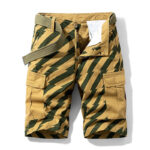 Custom men’s cotton cargo shorts