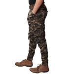 Men’s ripstop cargo trousers side view