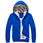 Men’s sherpa fleece-lined hoodie