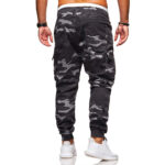 Men's camouflage joggers front view