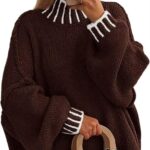 Women's oversized chunky knit sweater
