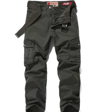 Men's 100% cotton cargo jogger fabric