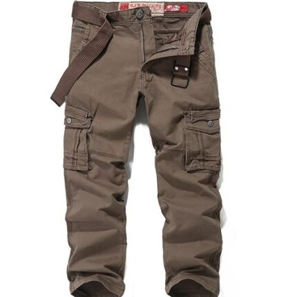 Men's cotton cargo joggers