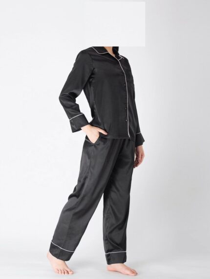 Women's satin silk pajamas
