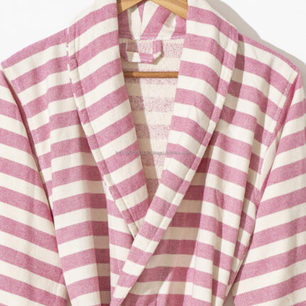 Cotton terry bathrobe