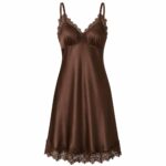 Custom women's robe slip dress set