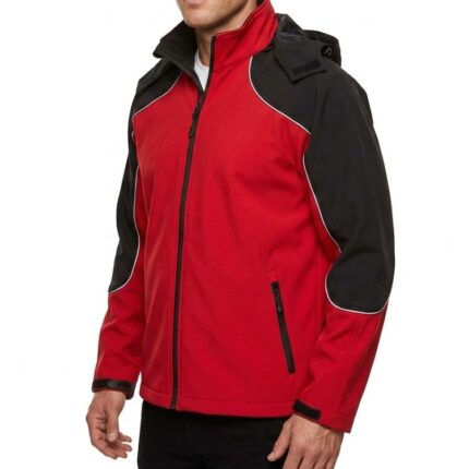 Custom waterproof softshell hiking jacket