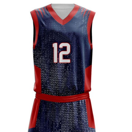 Breathable men’s basketball uniform