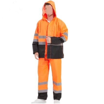 Custom men's nylon waterproof rain jacket