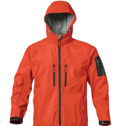 Men’s lightweight insulated softshell techwear jacket