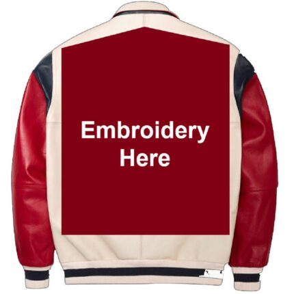 PU leather varsity jacket material
