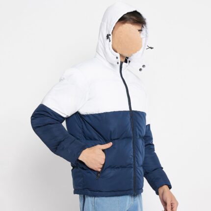 Unisex hooded waterproof puffer jacket