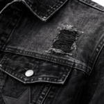 Men's vintage denim jacket wash