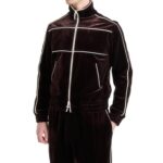 Men's velvet sweatpants set
