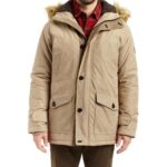 Men's insulated waterproof parka jacket