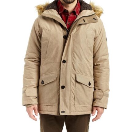 Men's insulated waterproof parka jacket