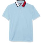 Embroidered logo organic cotton polo