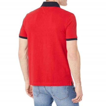 Men's organic cotton pique polo