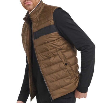 Men's quilted bodywarmer vest