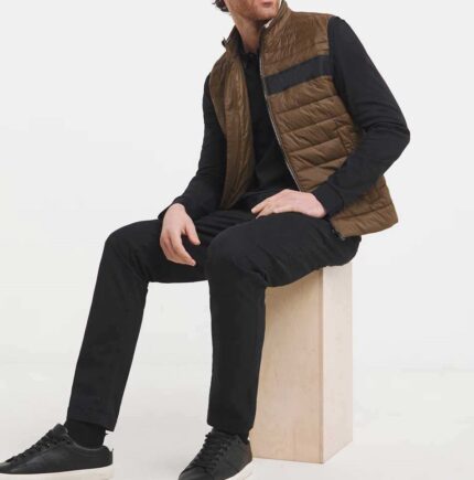 OEM men's quilted bodywarmer vest