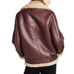 Custom women's PU shearling coat