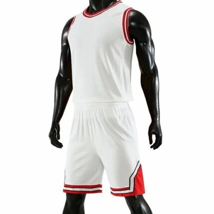 Professional basketball uniform set