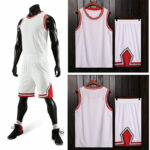 Custom team basketball jersey and shorts