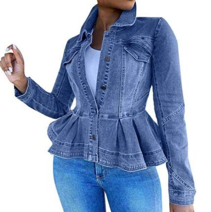 Women's oversized denim jacket