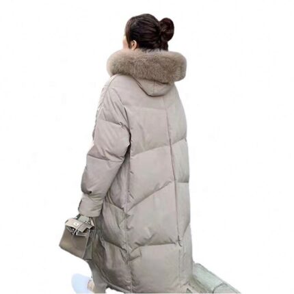 Wholesale women’s long down puffer jacket