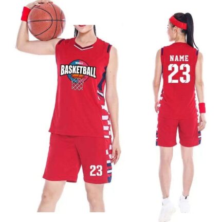 Women’s plus size basketball uniform
