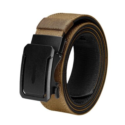 Tactical Nylon Belt with Metal Ratchet Buckle for Outdoor Training