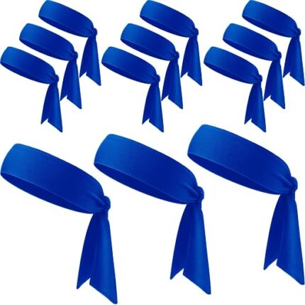 Adjustable sports tie headband