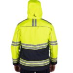 OEM high visibility reflective softshell jacket