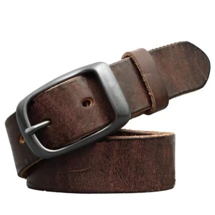 Custom men’s genuine leather belt