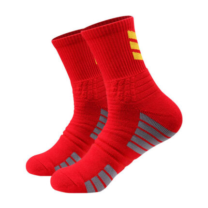Custom cushioned sports crew socks