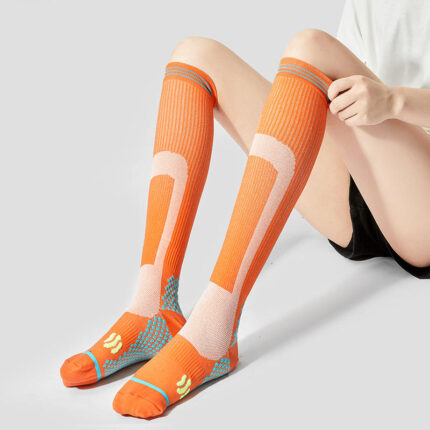 Custom calf length athletic socks