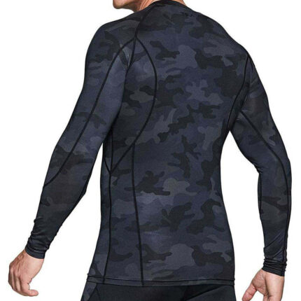 Custom men's camo compression shirt