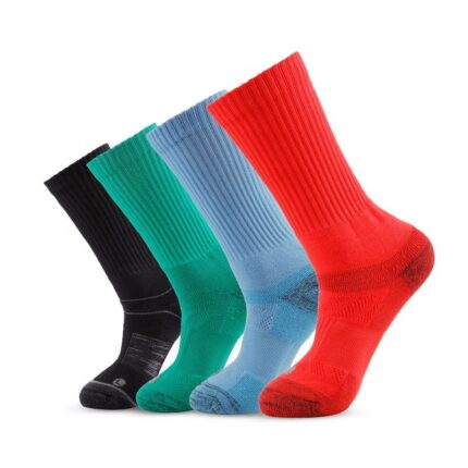 Men's performance running crew socks
