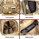 Tactical camouflage duffel bag