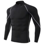 Custom logo men's rash guard
