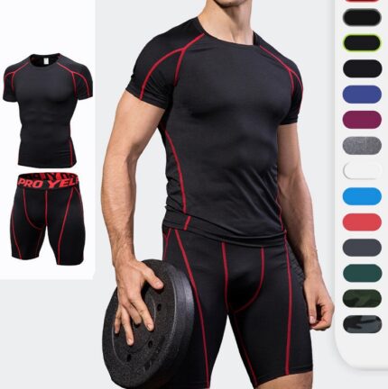 Custom men's compression sportswear set