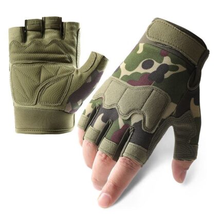 Breathable half-finger workout gloves