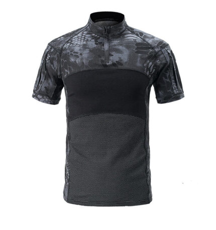 Cotton fabric custom tactical T-shirt