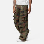 Custom logo men's camouflage cargo pants