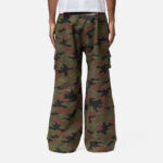 Men's camouflage cargo workwear trousers