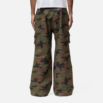 Men's camouflage cargo workwear trousers