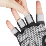 Customized logo weightlifting fitness gloves