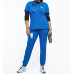 Custom logo cotton medical uniform