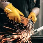 OEM wholesale cowhide mechanic gloves