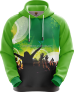 Sublimation printed fleece hoodie